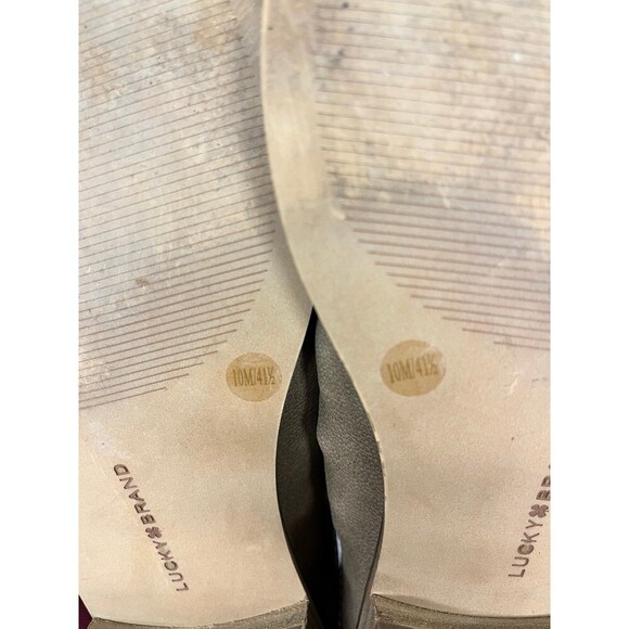 Lucky Brand Ellanzo Slip-On Leather Flats - Picture 7 of 8